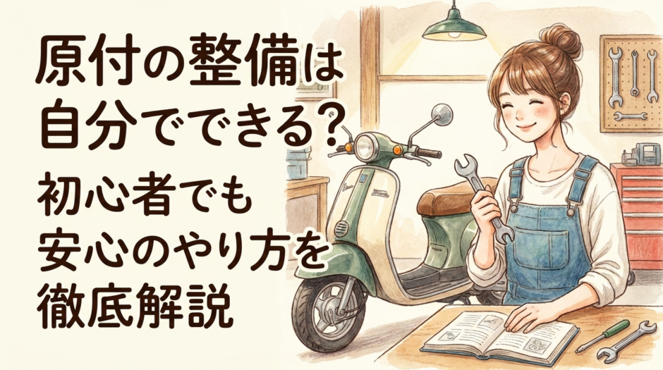 原付の整備は自分でできる？初心者でも安心のやり方を徹底解説